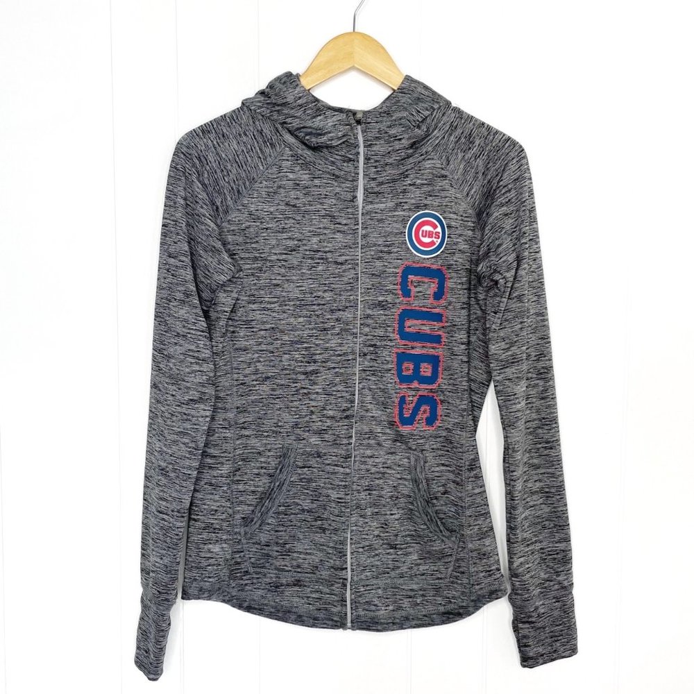 Cubs Zip Up Hooded Jacket Size Small - GIII 4her by Carl Banks